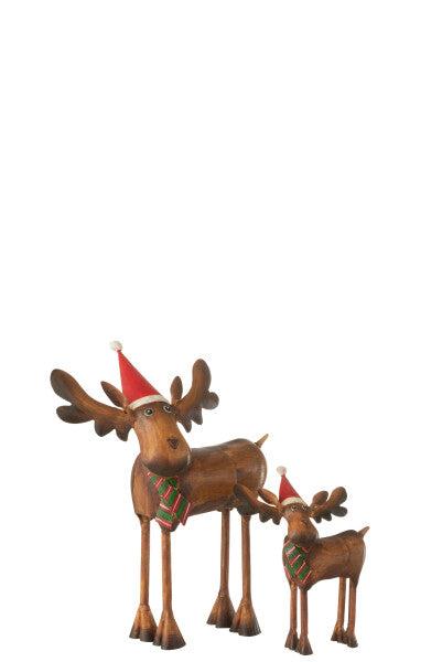 Iron Christmas Moose Ornament | Multiple Sizes