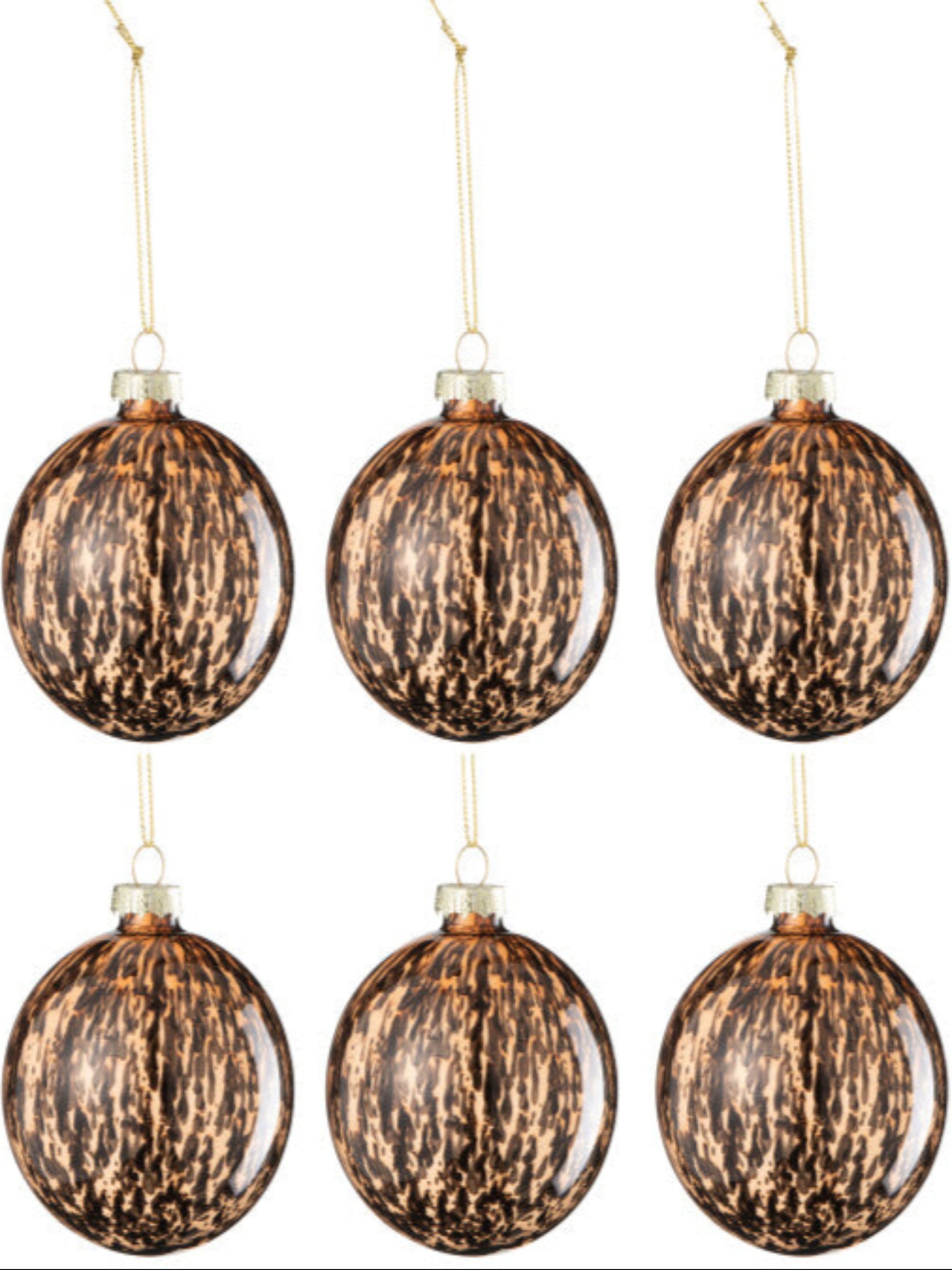 Black & Brown Bauble Ornament