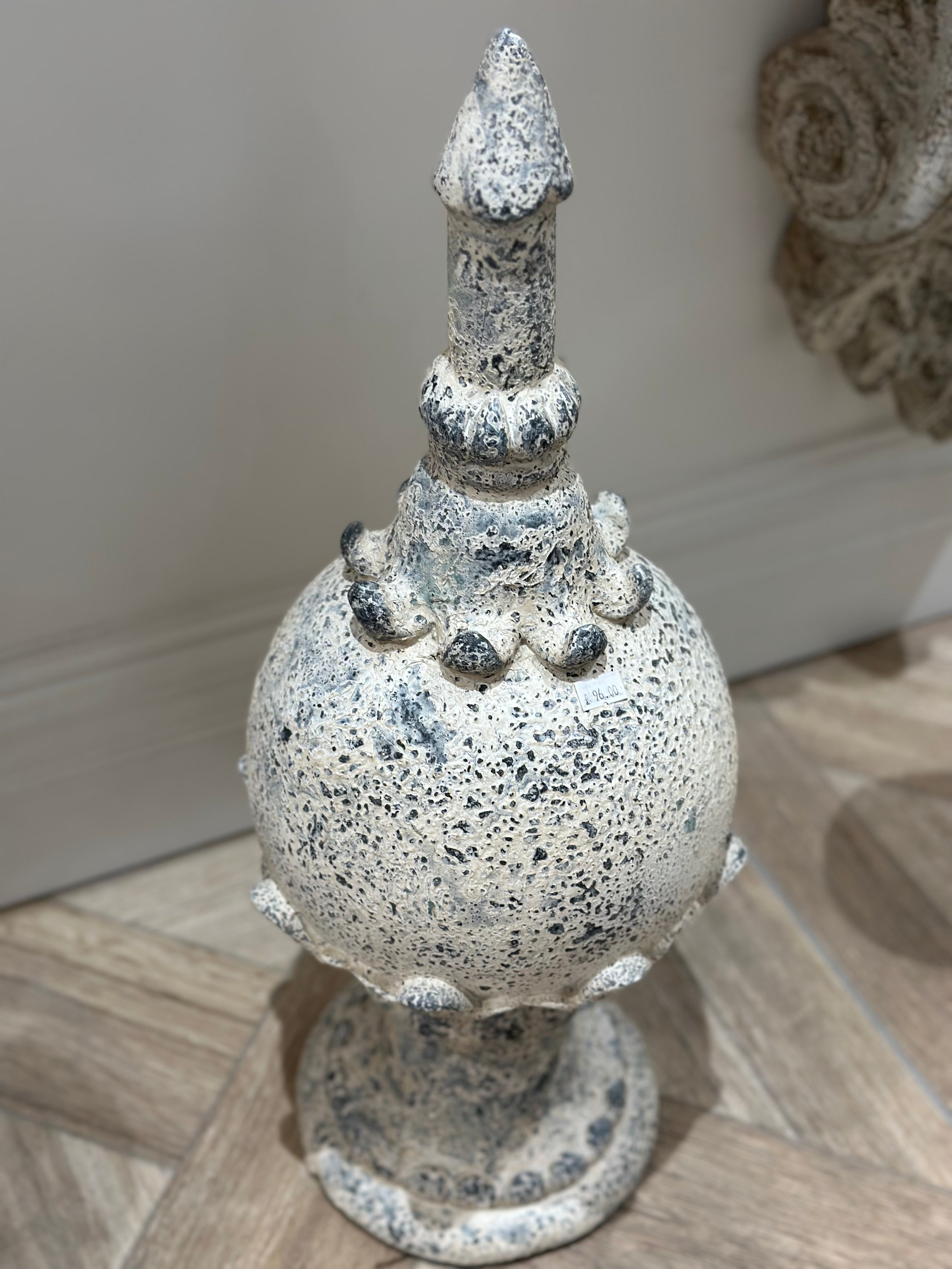 Rustic Weathered Finial Ornament