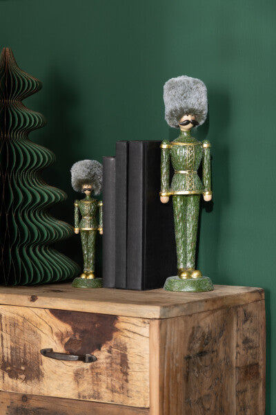 Fur Hat Green Christmas Nutcracker | Multiple Sizes