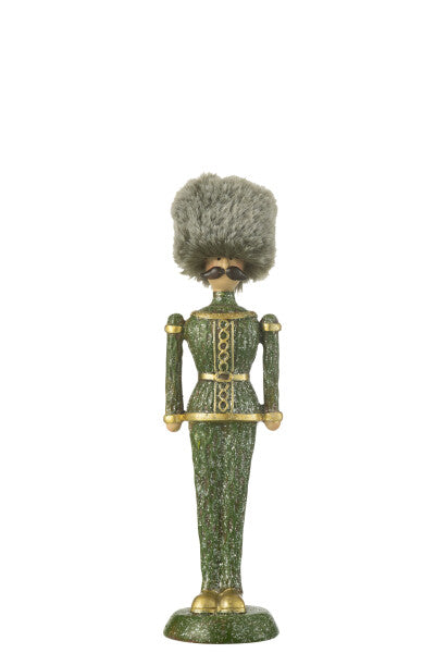 Fur Hat Green Christmas Nutcracker | Multiple Sizes