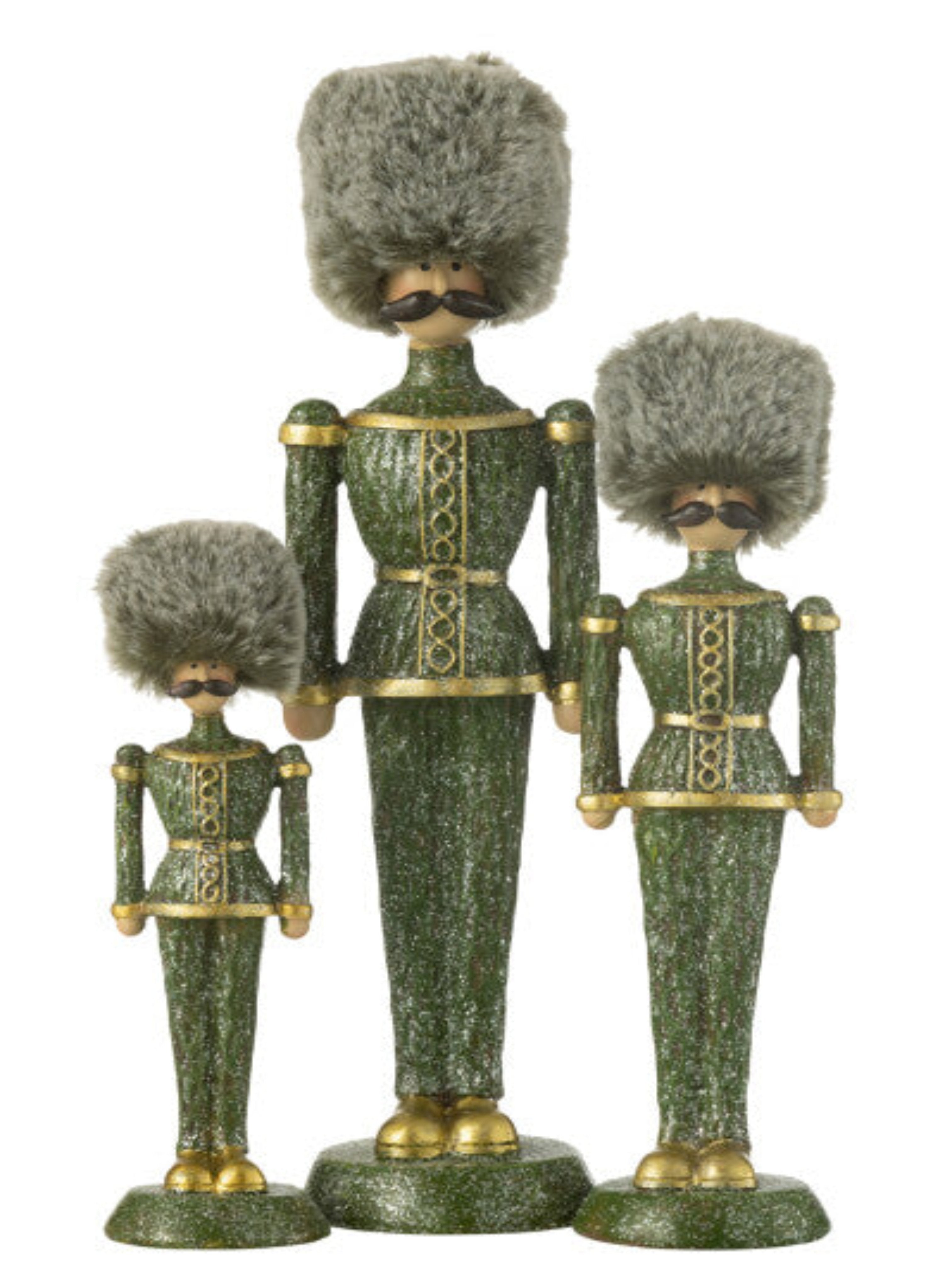 Fur Hat Green Christmas Nutcracker | Multiple Sizes