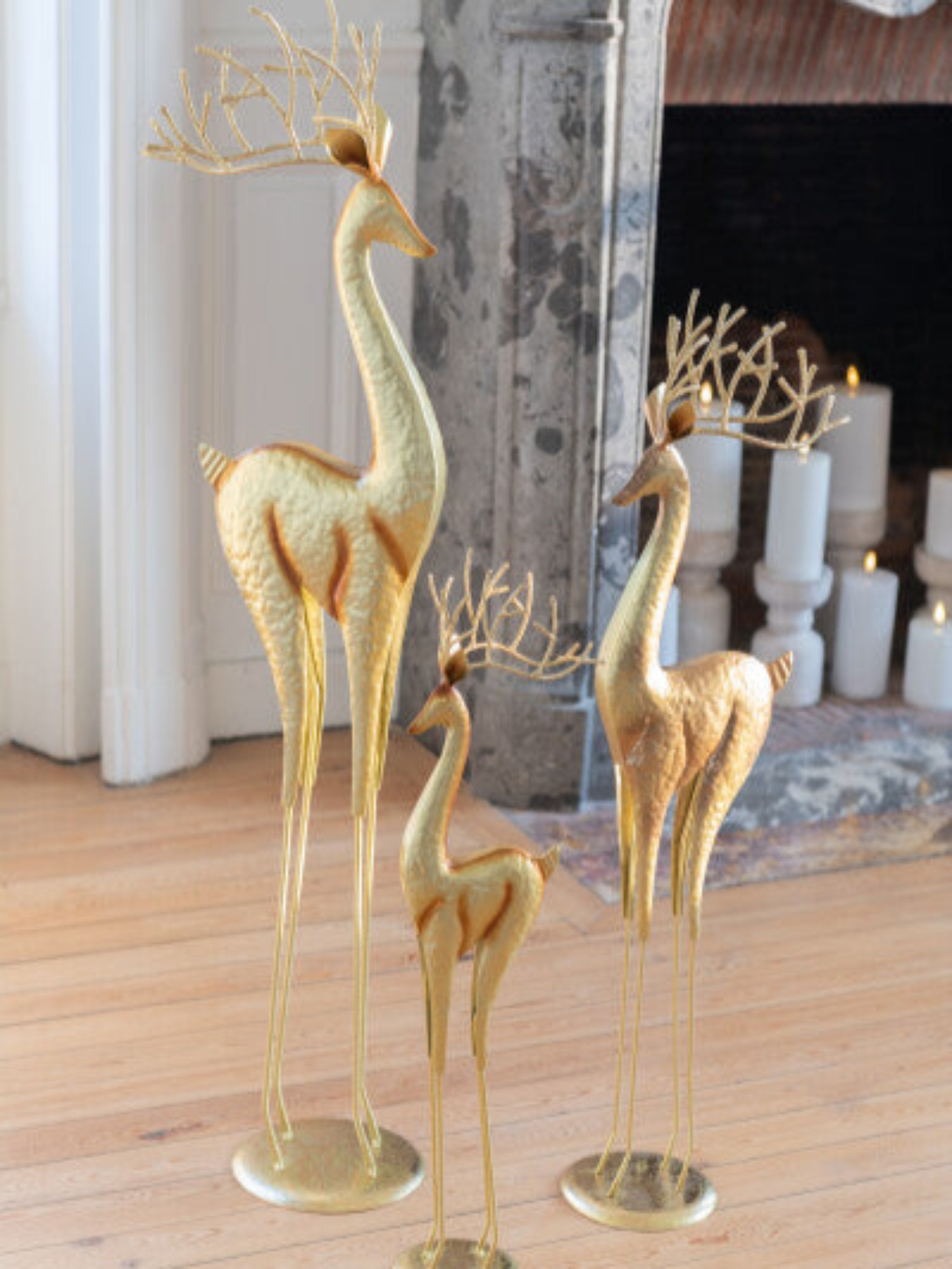 Metal Reindeer Ornament | Multiple Sizes