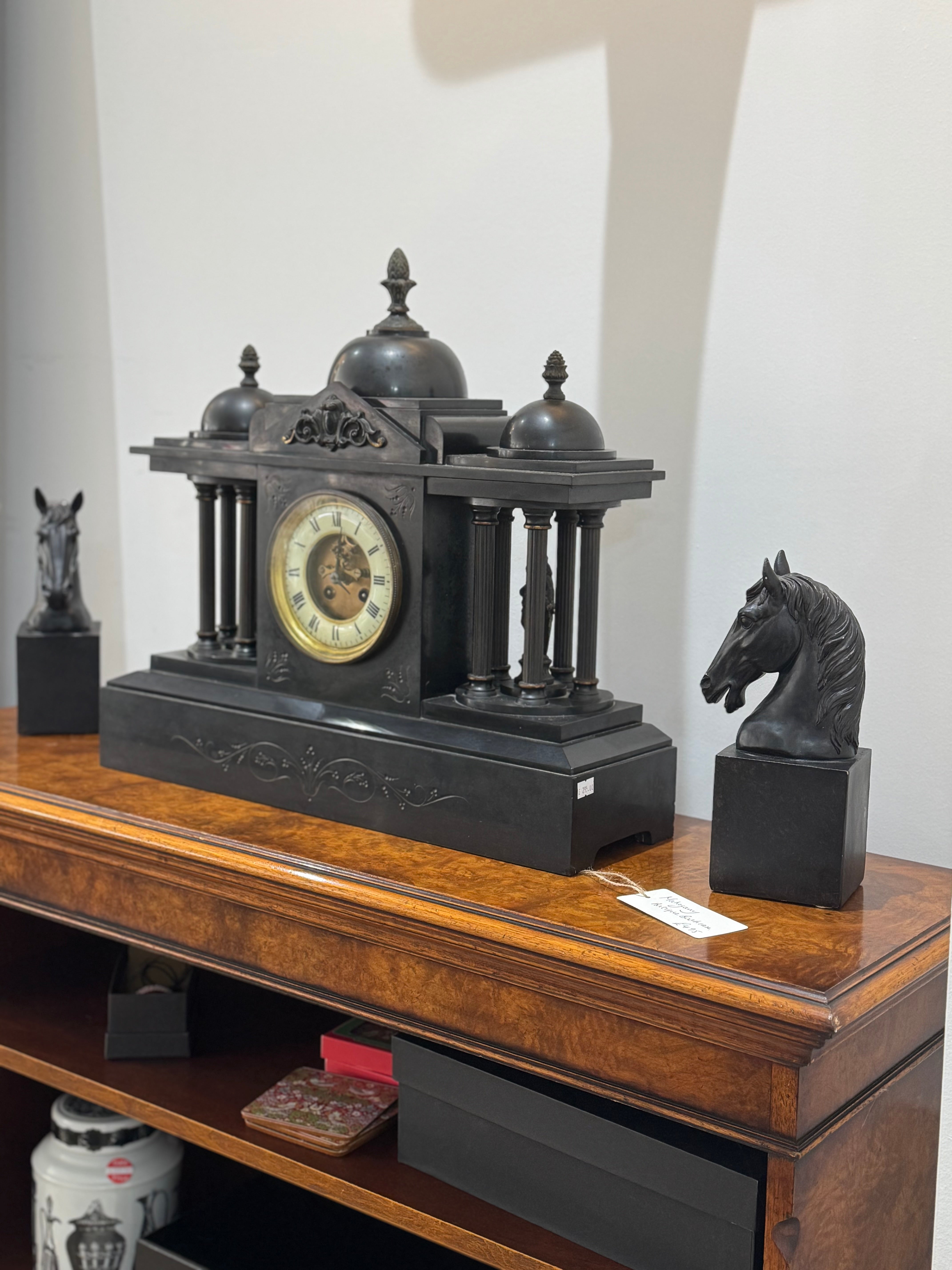 Three Piece Marble Clock