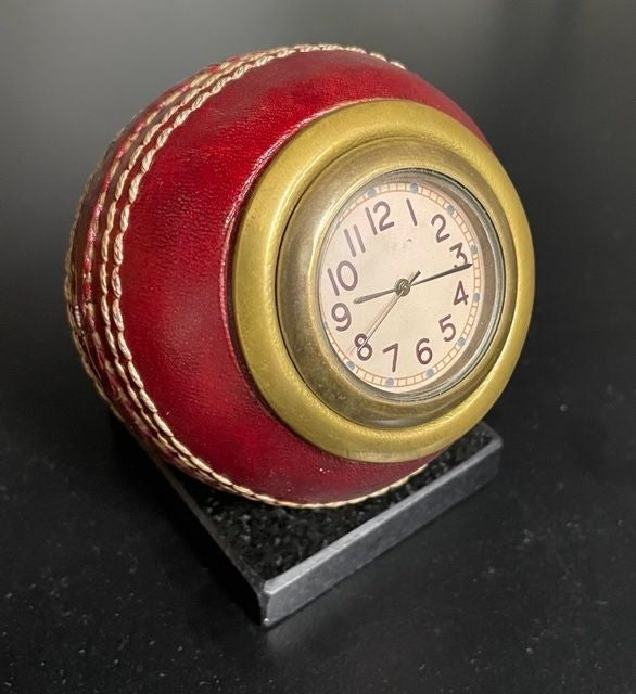 Culinary Concepts Cricket Ball Clock With Marble Base