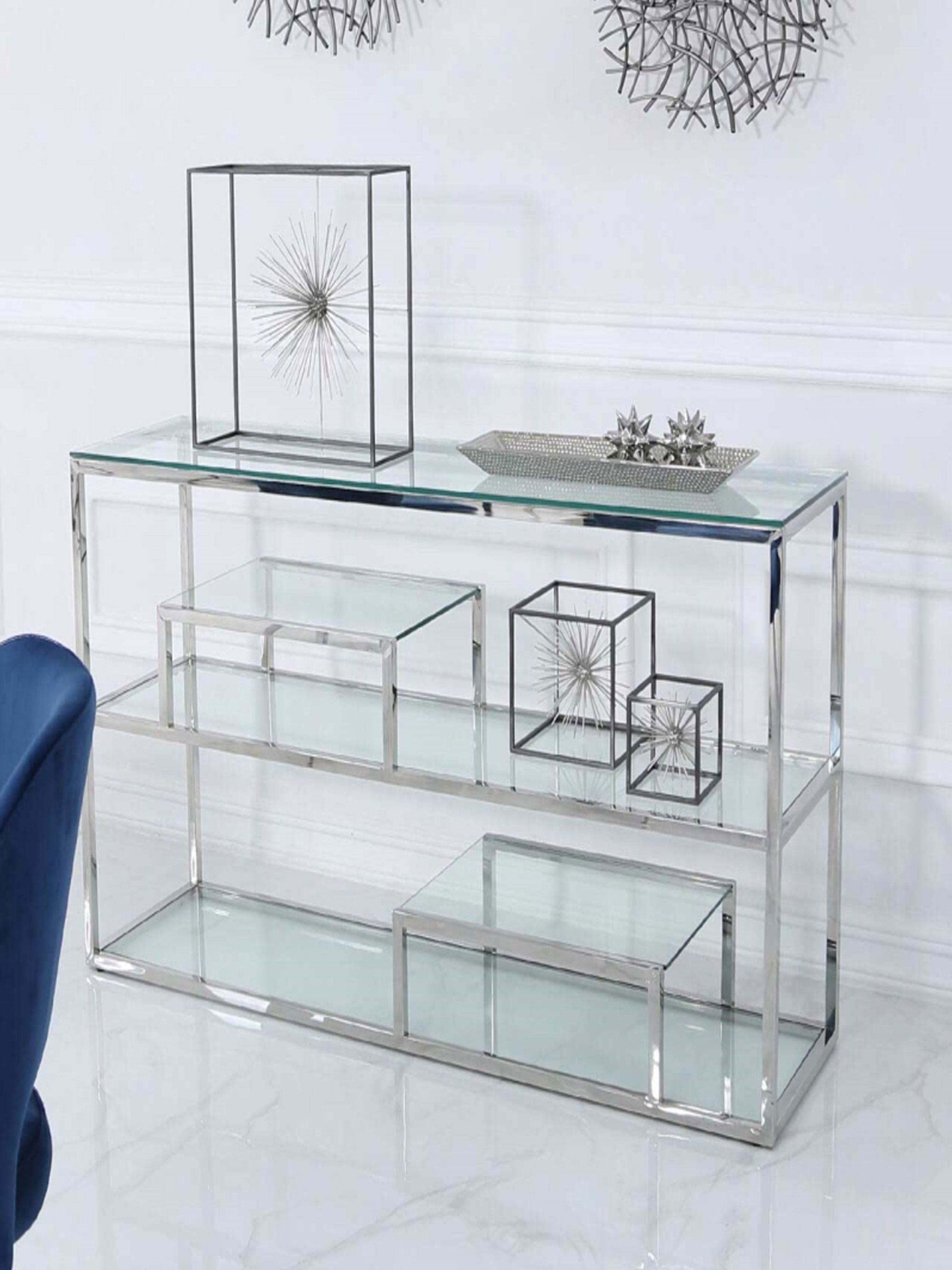 EX DISPLAY | Terano Double Display Trestle Display Unit Silver