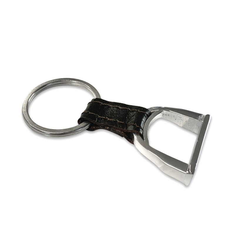 Culinary Concepts Stirrup Keyring with Leather Detail