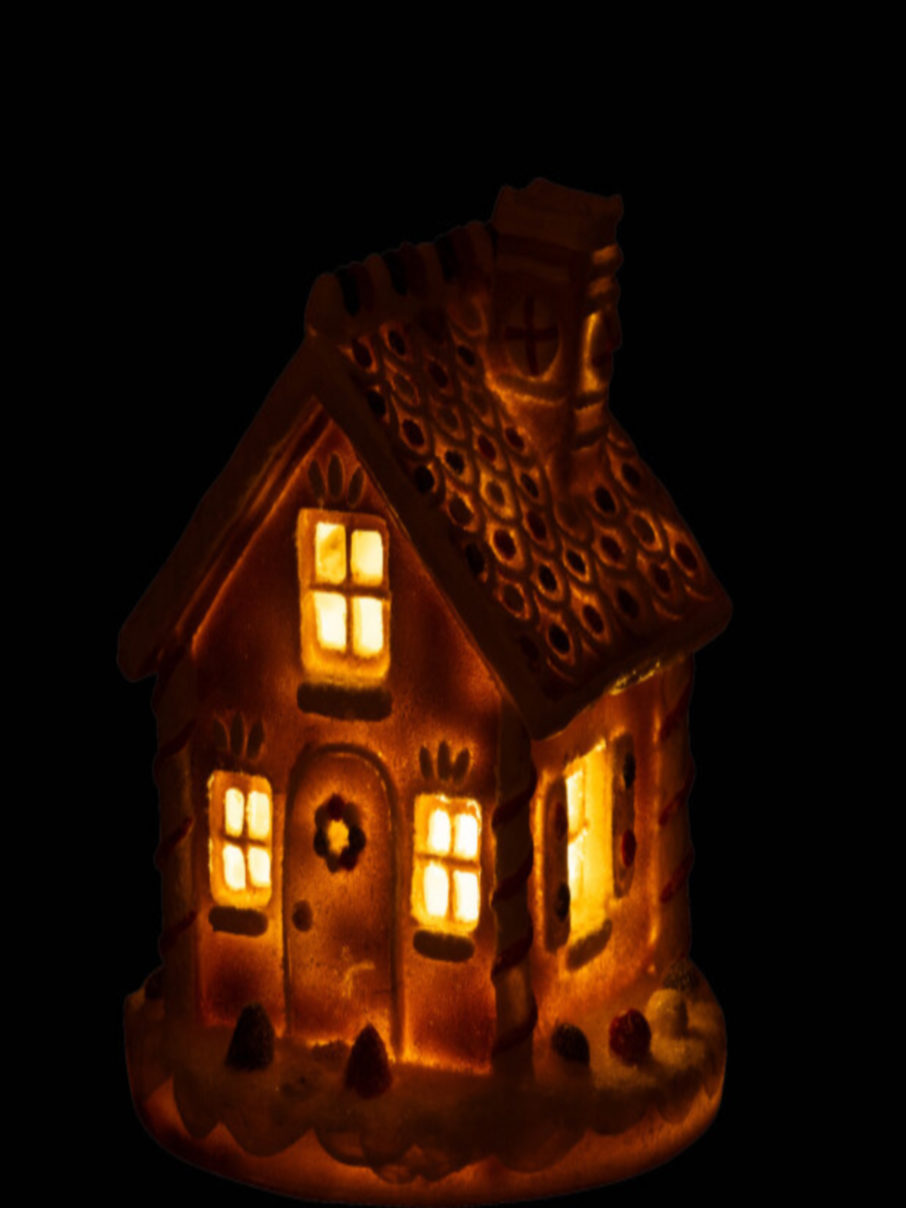 LED Gingerbread House