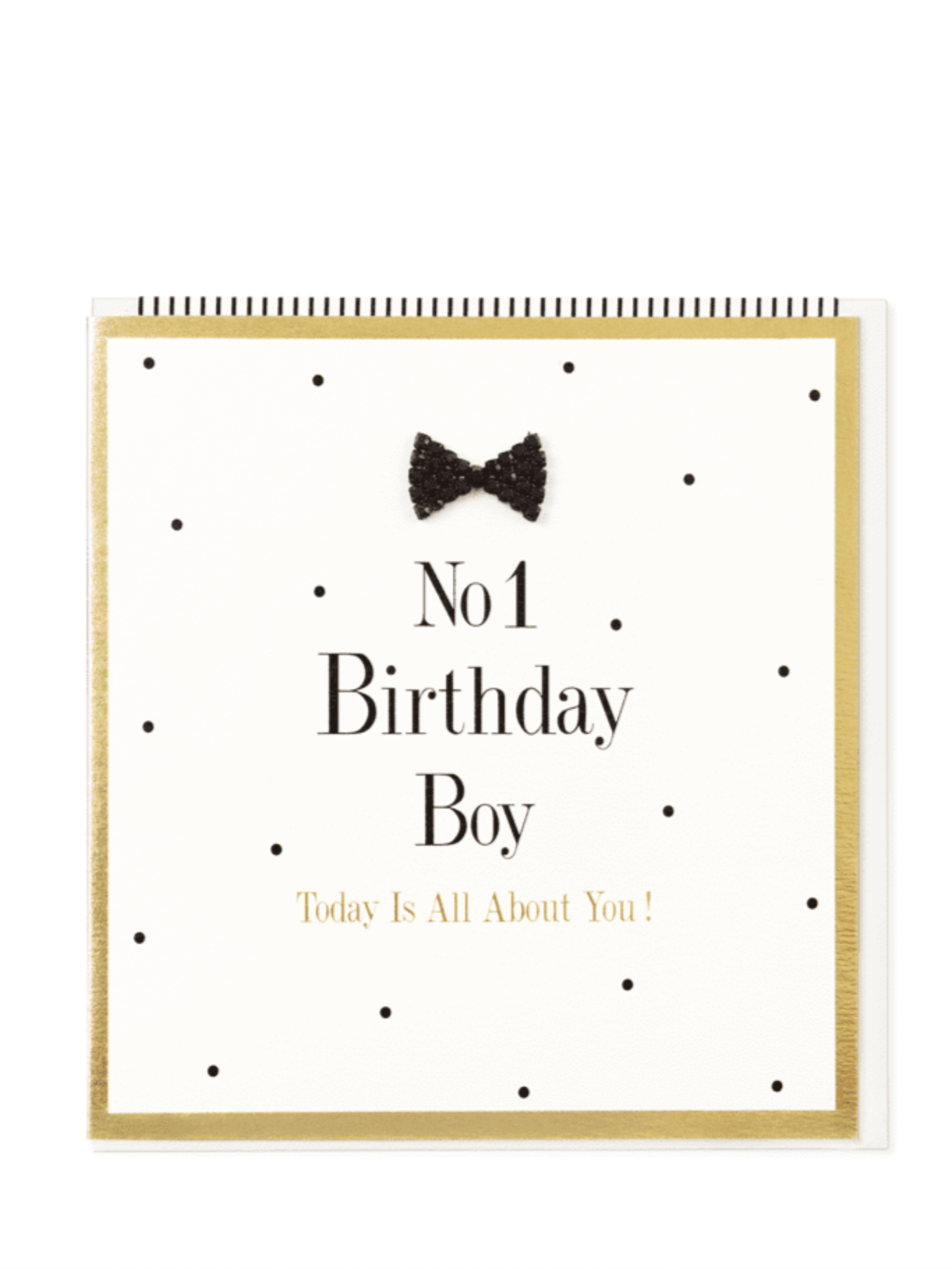 No.1 Birthday Boy Card