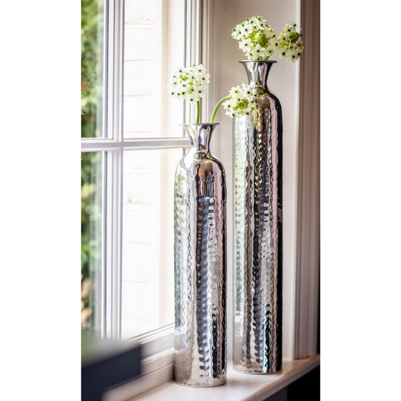 Culinary Concepts Silver Tulip Vase | Multiple Sizes