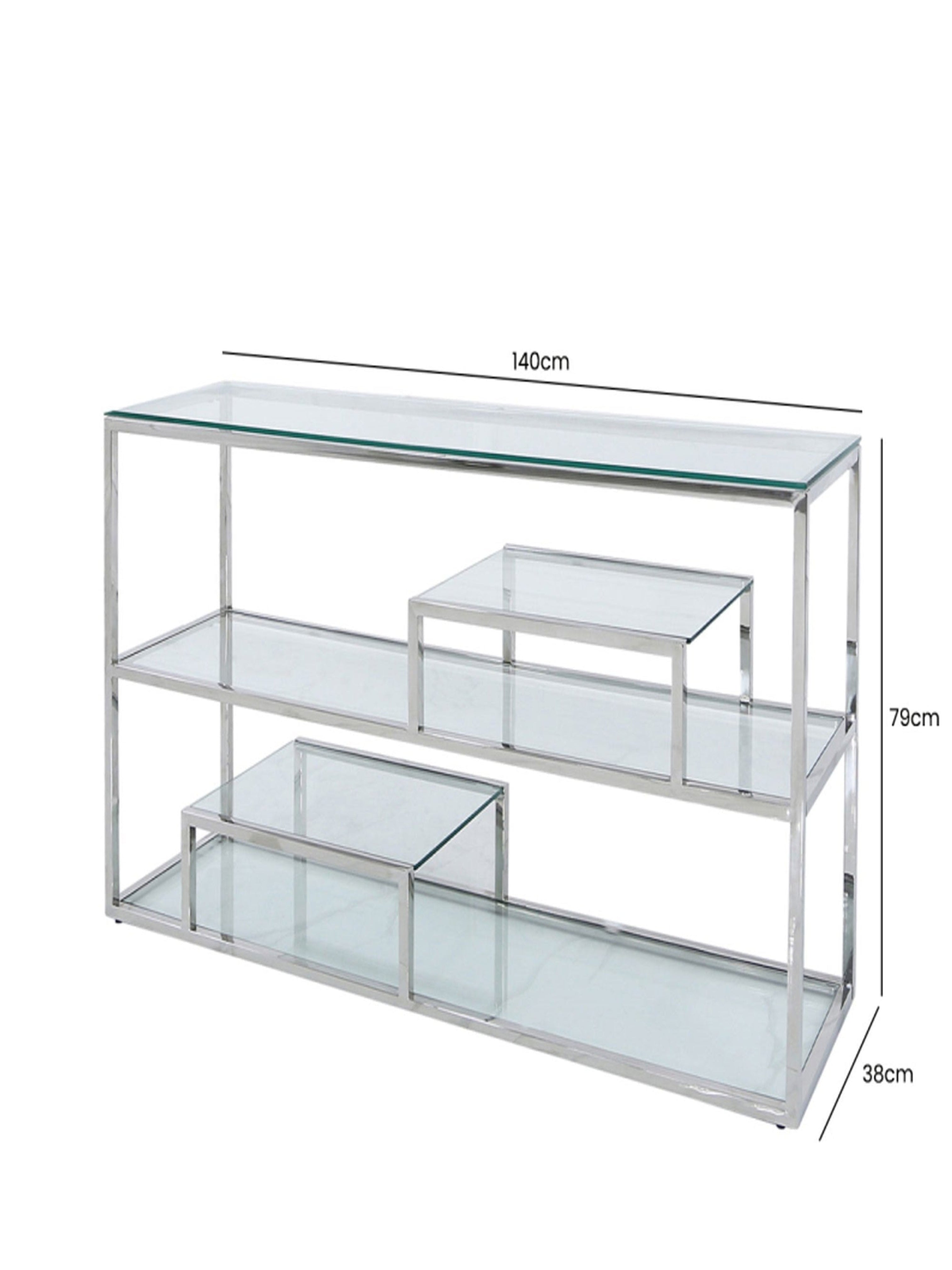 EX DISPLAY | Terano Double Display Trestle Display Unit Silver