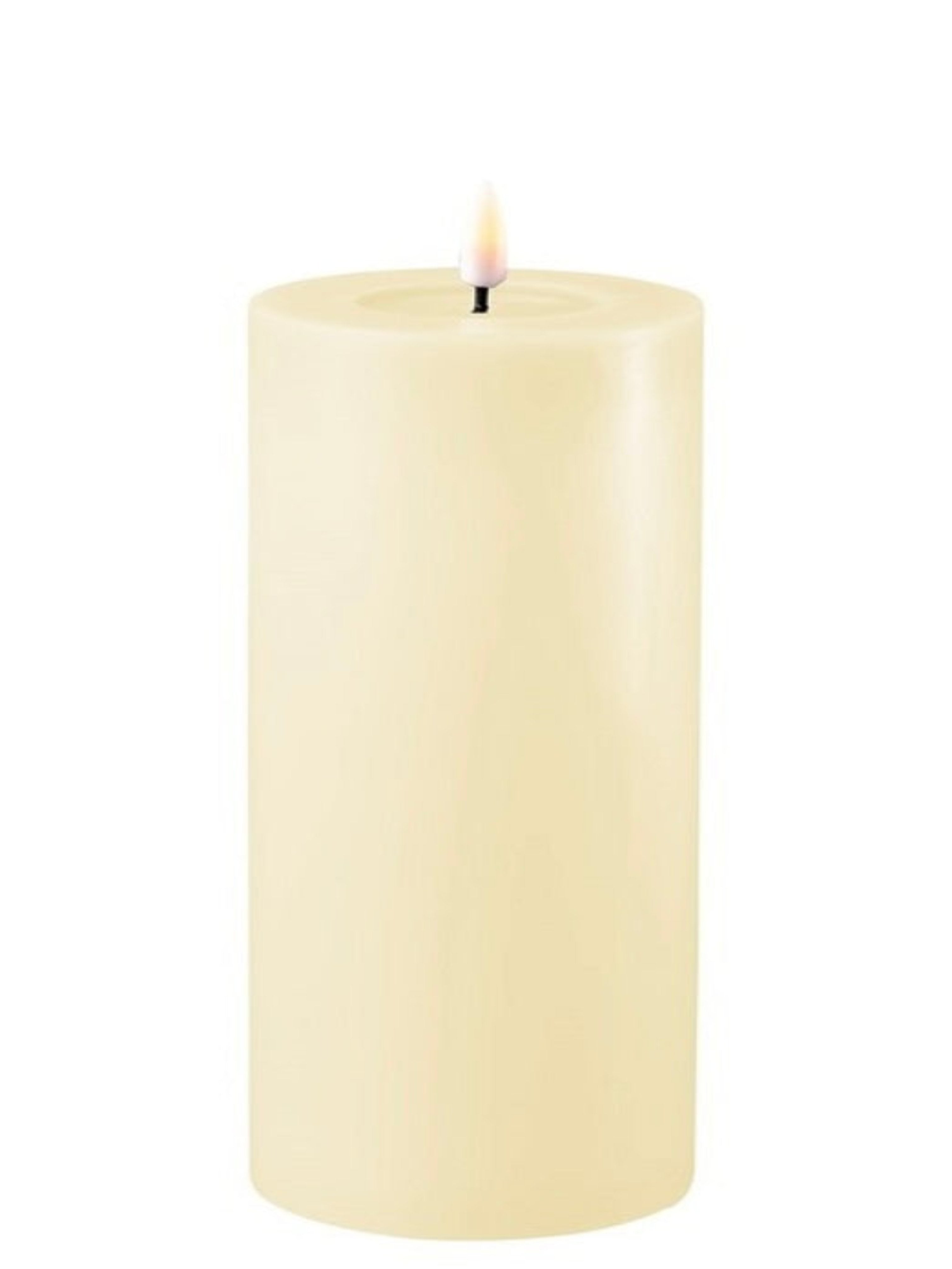 Cream Indoor LED Candle (7.5cm Diameter) | Multiple Sizes