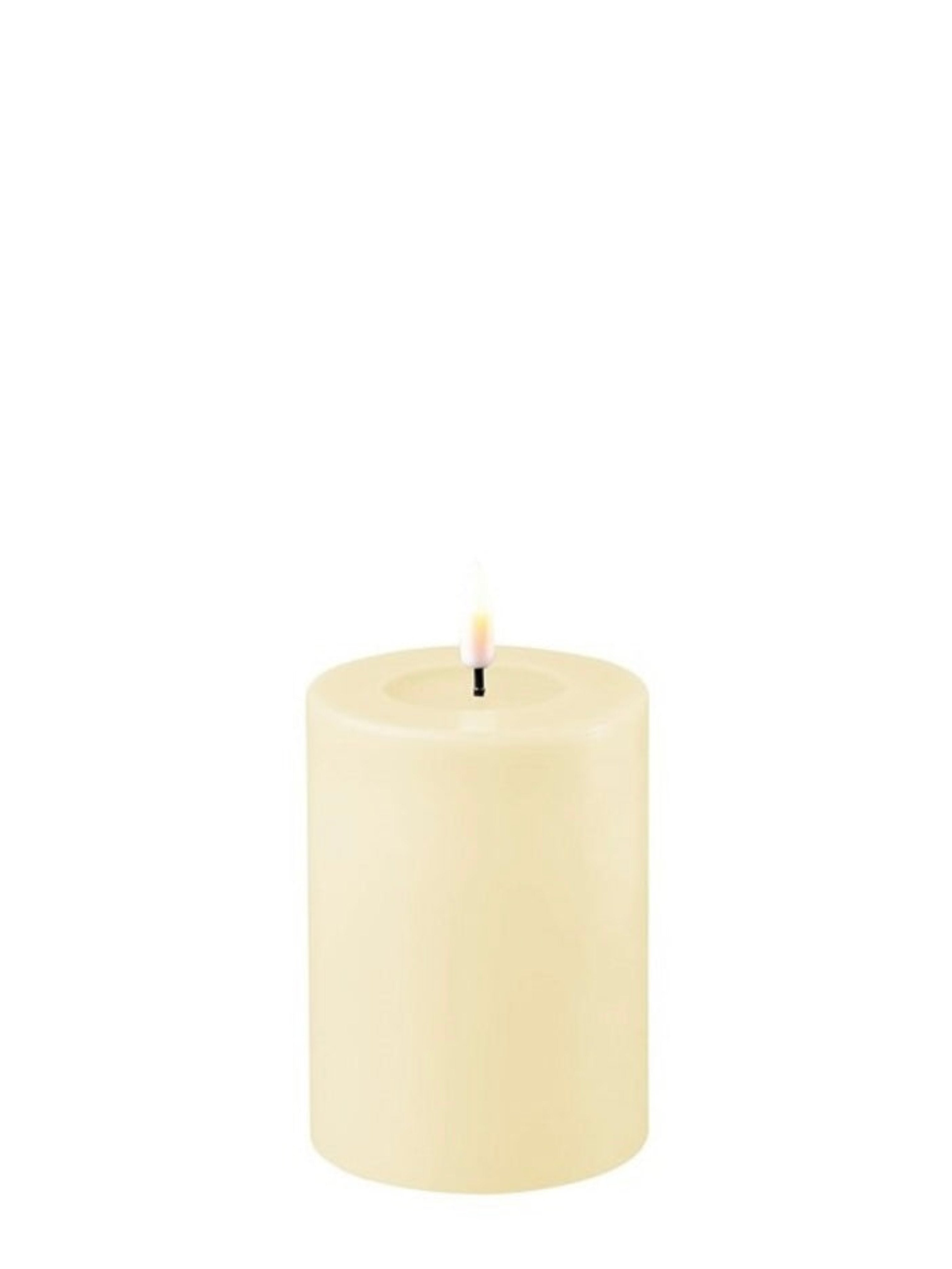 Cream Indoor LED Candle (7.5cm Diameter) | Multiple Sizes