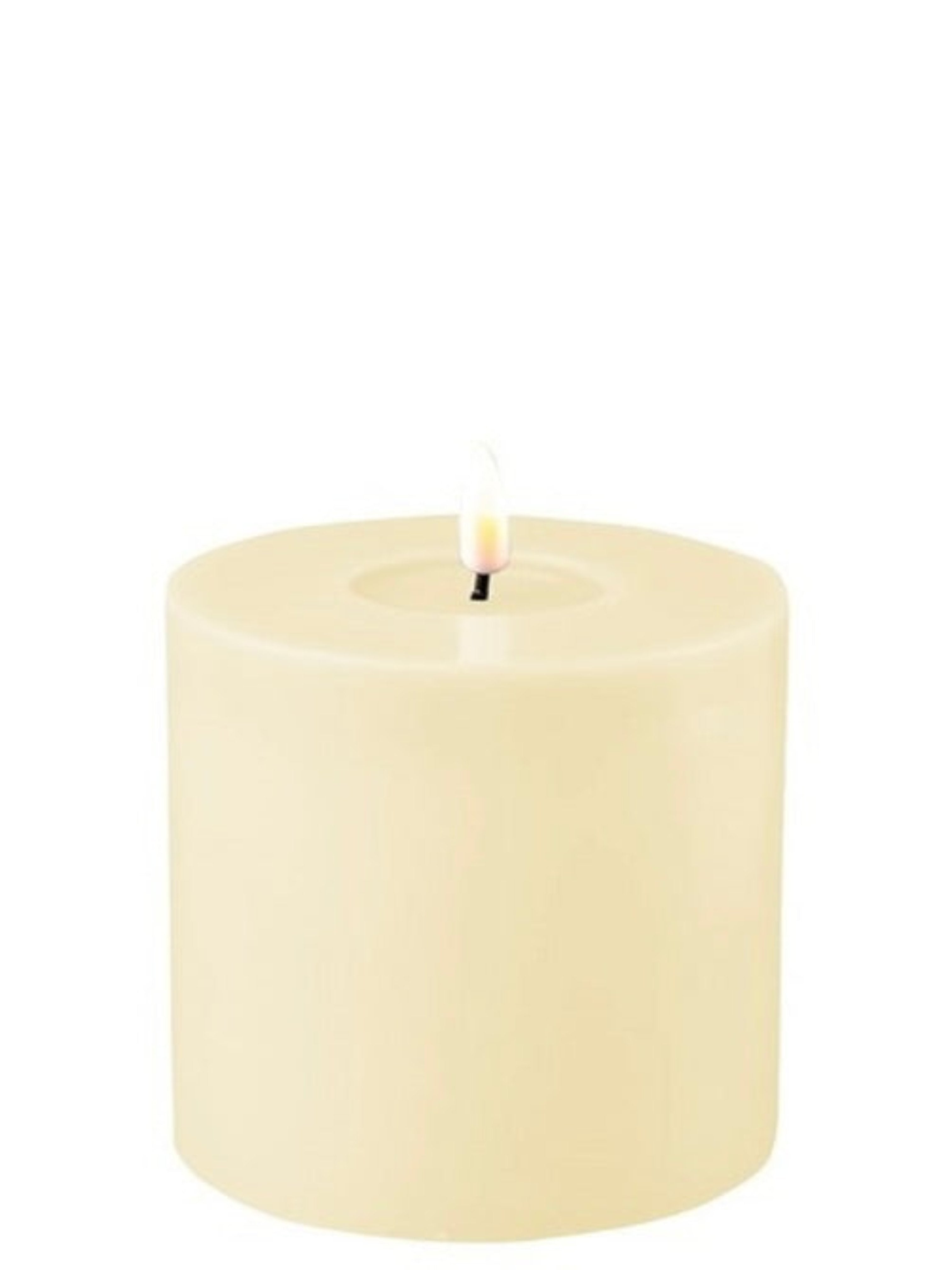 Cream Indoor LED Candle (10cm Diameter) | Multiple Sizes