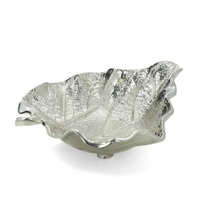 Culinary Concepts Nickel Aspen Leaf Dish