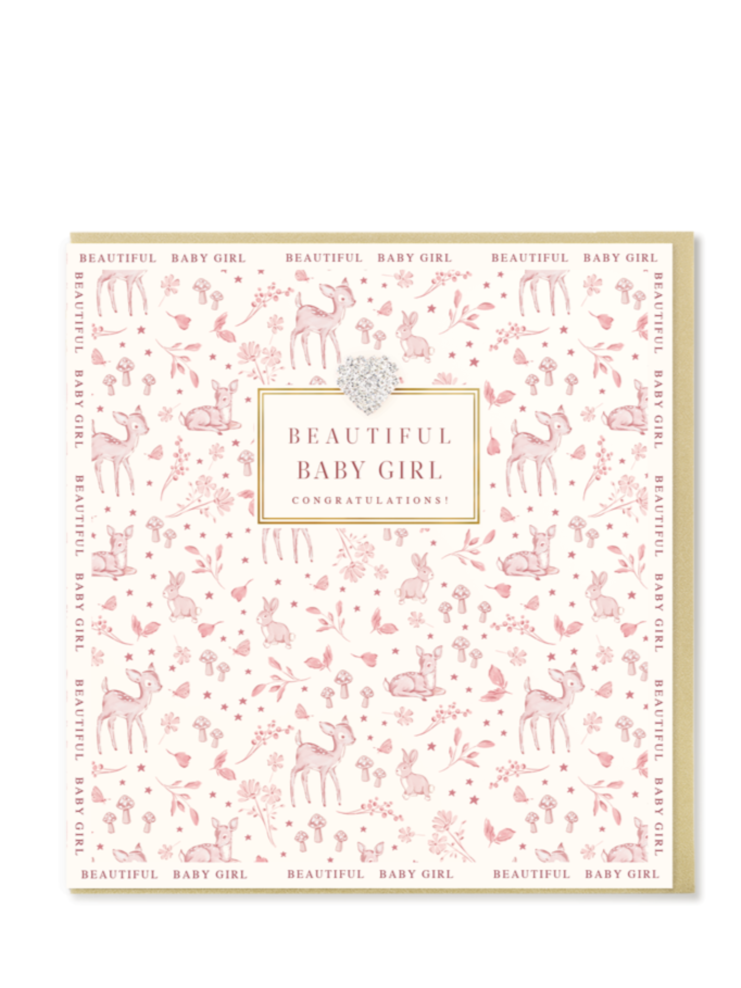 Beautiful Baby Girl Card