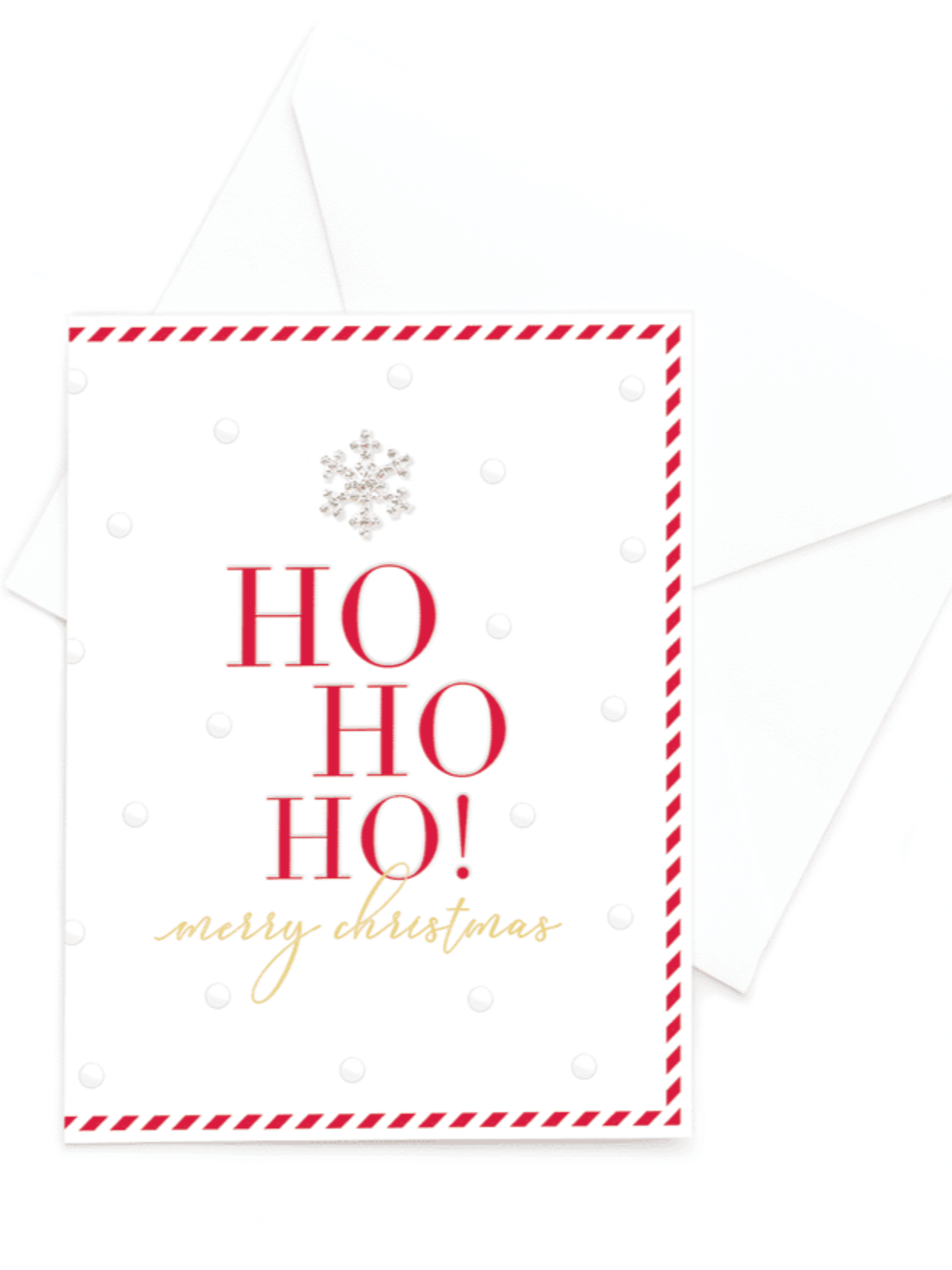 Ho Ho Ho Merry Christmas Card