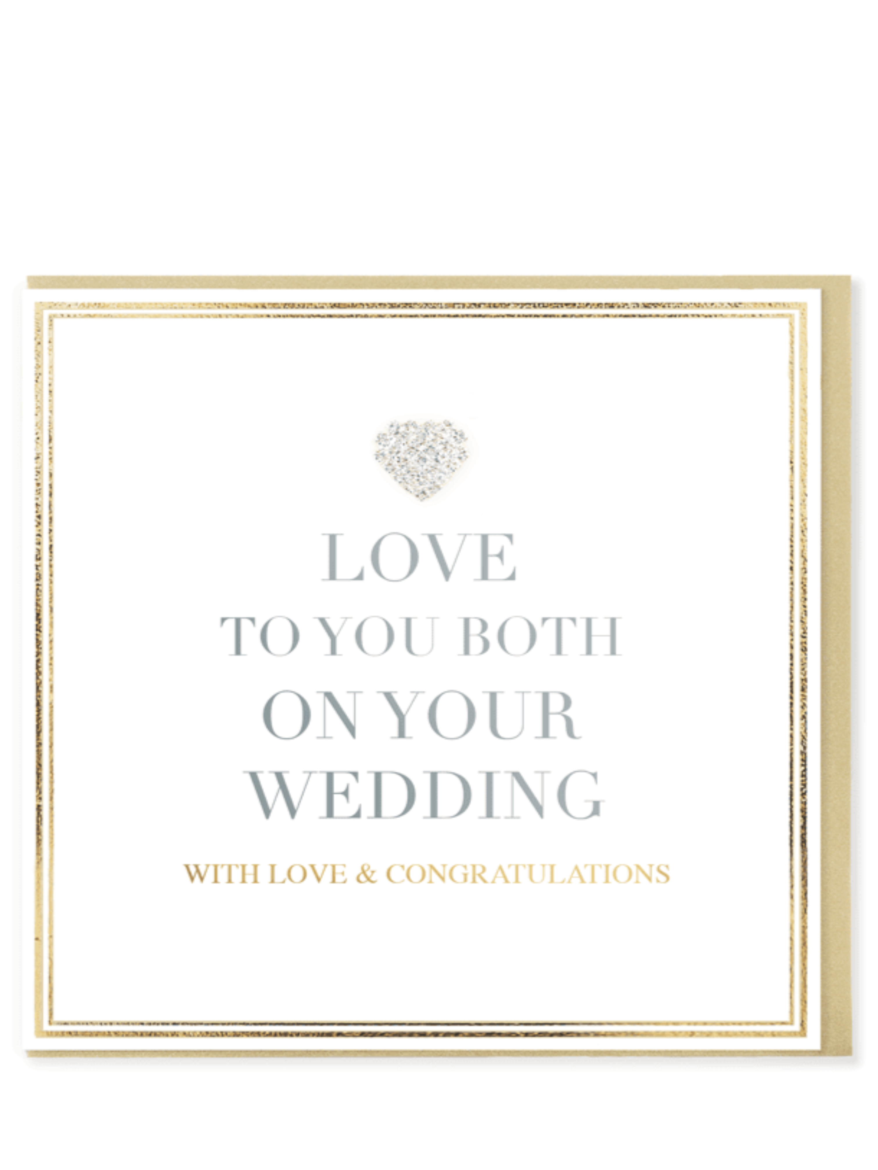 Love To You Both On Your Wedding Day Card