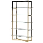 EX DISPLAY | LED Golden Shelving Unit