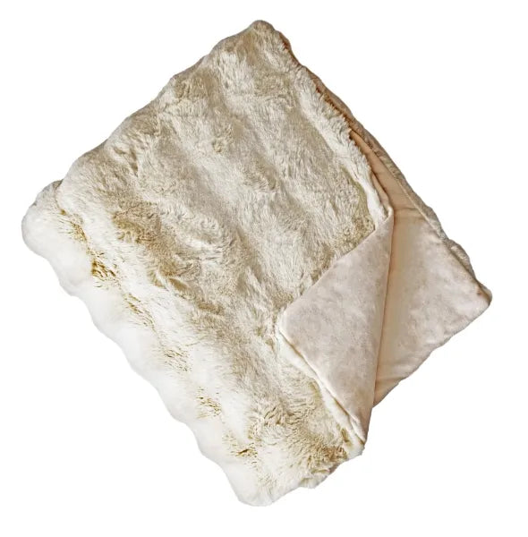 Natural Textured Raffles Throw