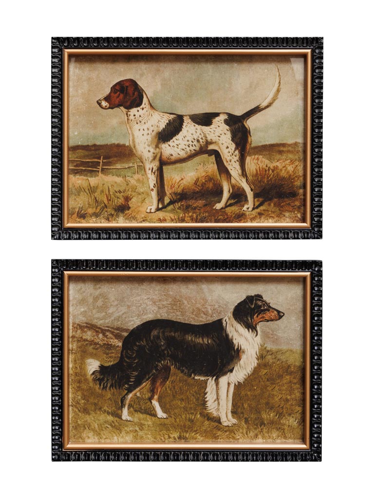 Set of 2 Framed Hunting Dogs