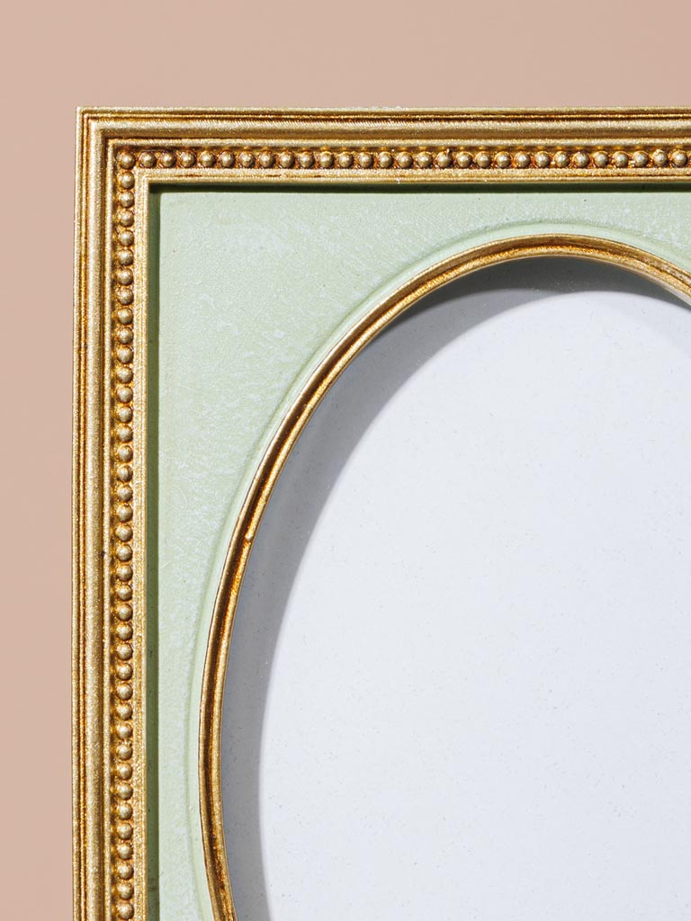 Green and Gold Photo Frame