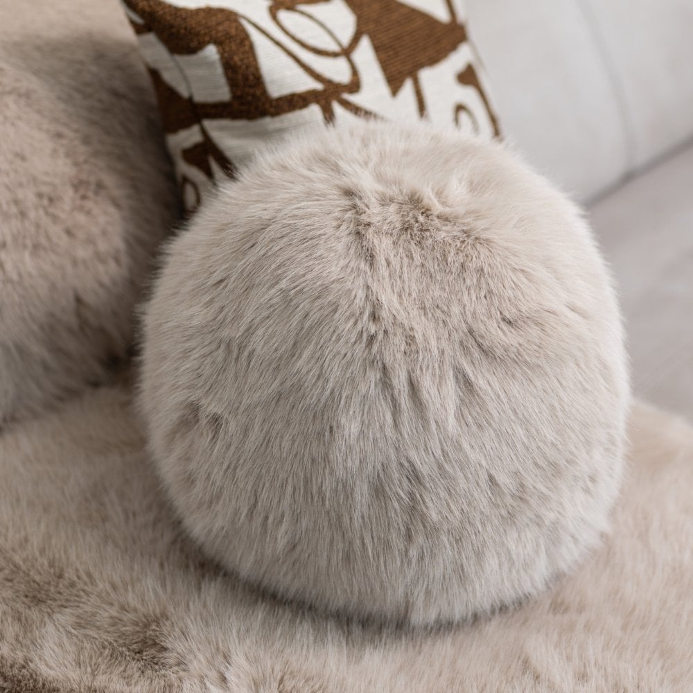 Sloane Mink Ball Cushion