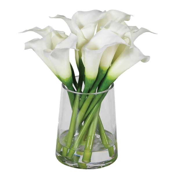 Faux Calla Lilies Small Arrangement – Chic Interiors Cheshire